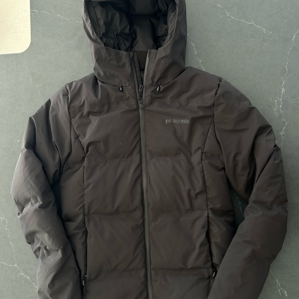 Patagonia Black Hooded Down Jacket